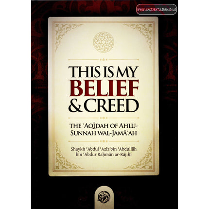 This is my belief & Creed